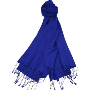 dazzling blue pashmina